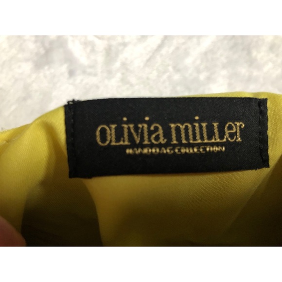 Olivia Miller Croc Millie Shoulder Bag, Lemon - Picture 4 of 8